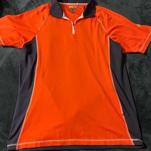 Adidas climacool short sleeve polo golf shirt.